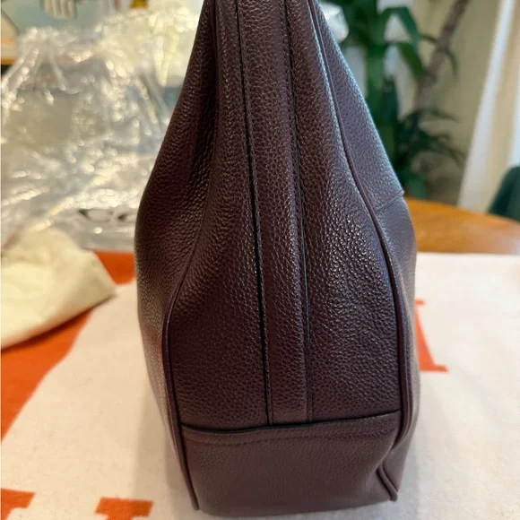Coach Dark burgundy Leather Hobo Bag - Picture 6 of 16